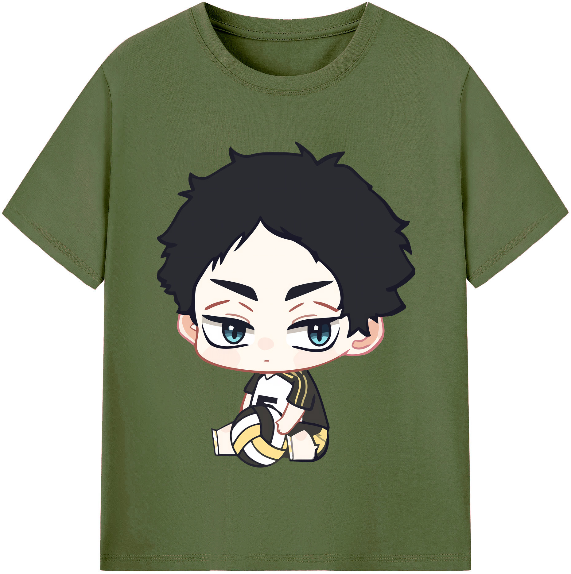 （画像用） ハイキュー!! Haikyu!! 綿100％半袖Tシャツ（フロントプリント）
